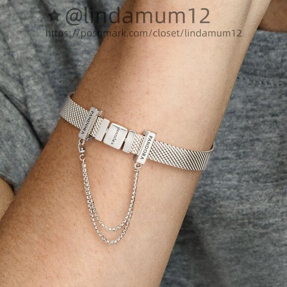 Pandora Safety Chain Clip Charm - Picture 3 of 4